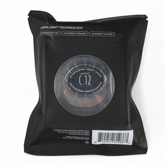 Lashify C12 Blue Ombre Gossamer Lashes Curl False Eyelash Clusters - Picture 1 of 2